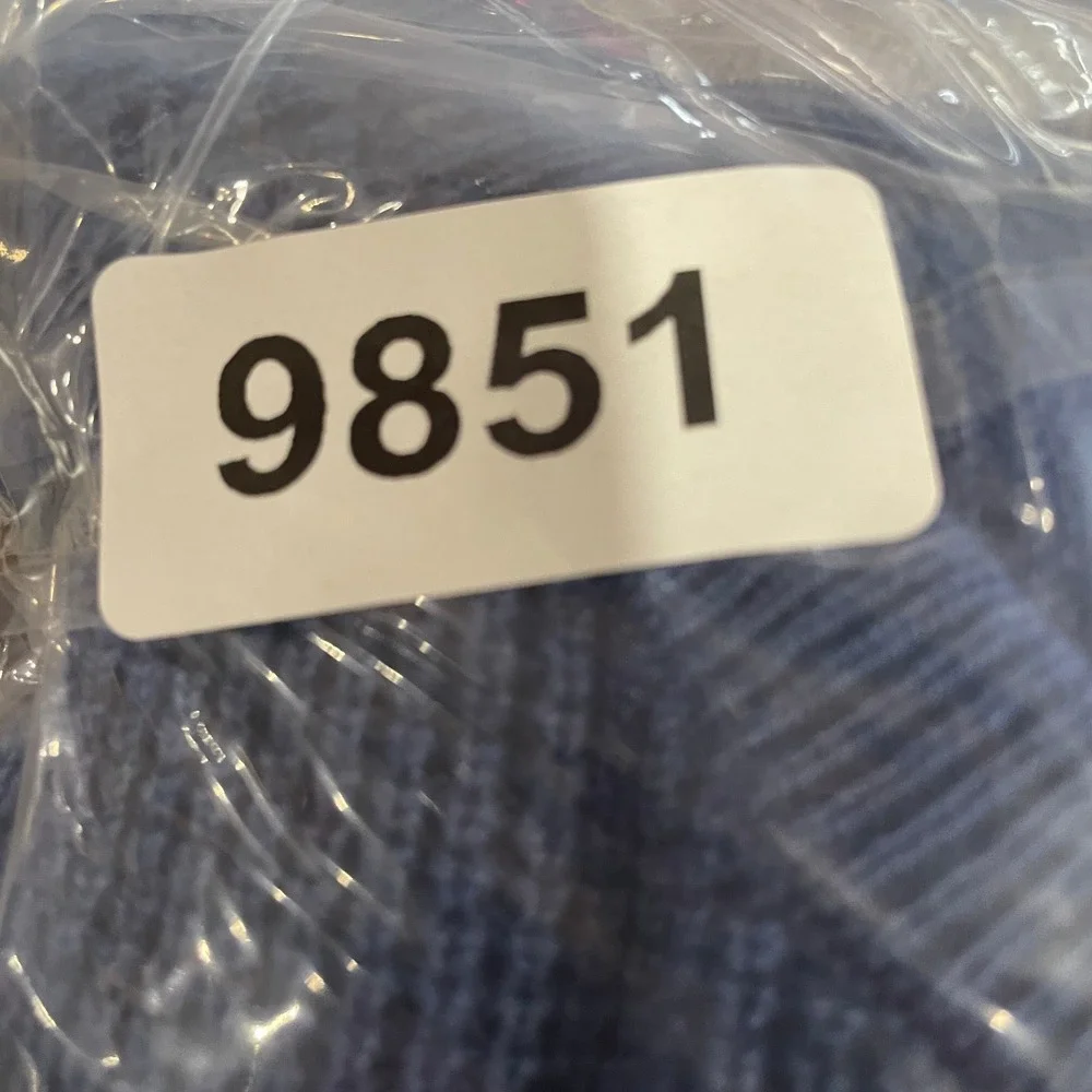 Rhone‎ Walden Waffle Sweater Mens XXL Blue Wool Cashmere Soft Preppy Casual